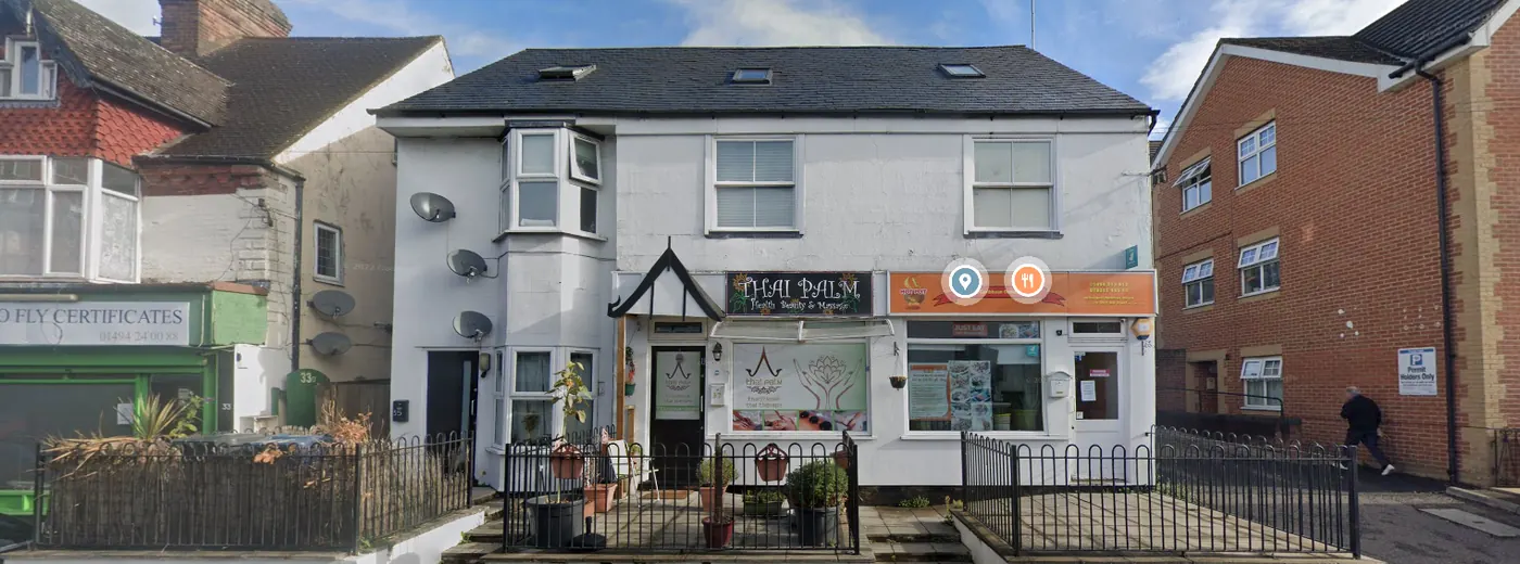 Thai Palm shop front, 37 Totteridge Rd, High Wycombe